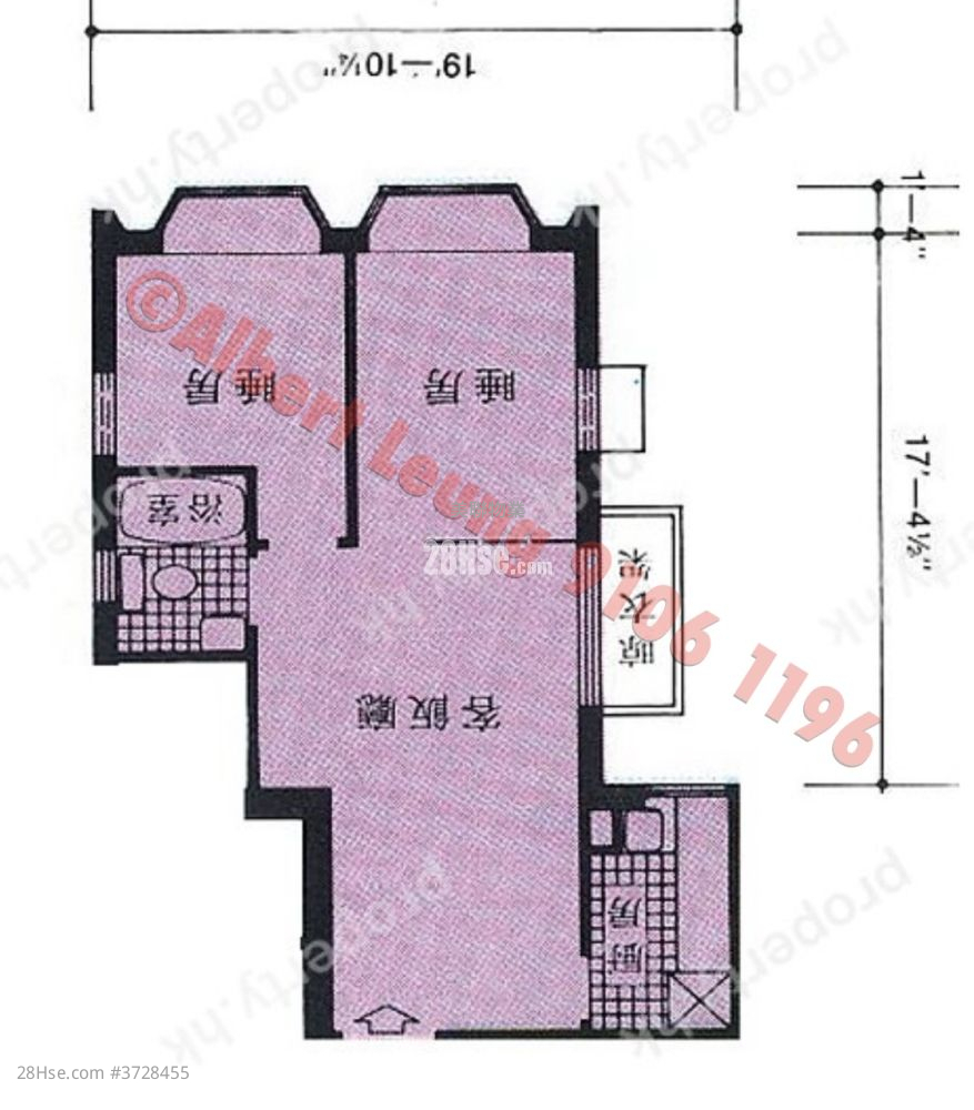 沙田中心 售盤 1 房 , 1 浴室 357 平方呎