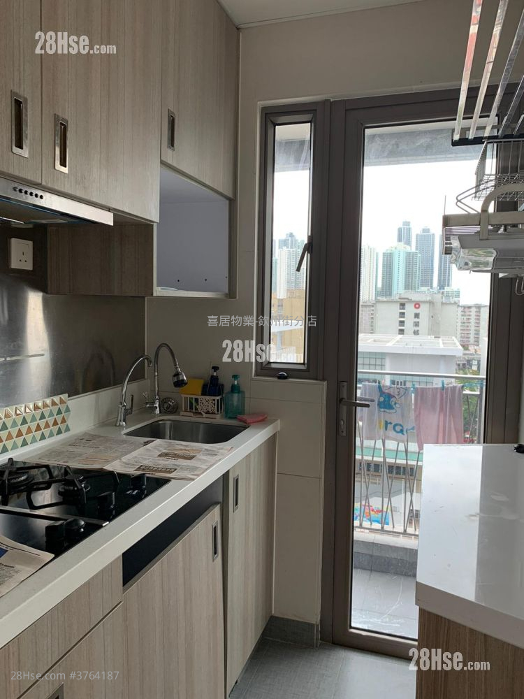 寓弍捌 租盘 2 房 , 1 浴室 433 平方尺