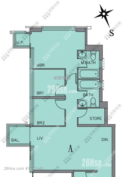 Grand Central Sell 3 Bedrooms 832 ft²