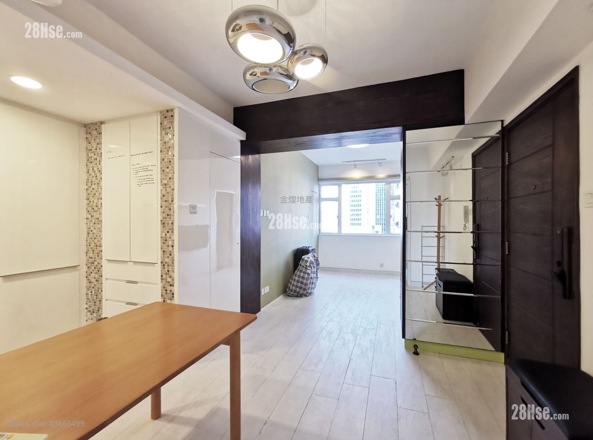 山胜大厦 租盘 2 房 , 1 浴室 563 平方尺