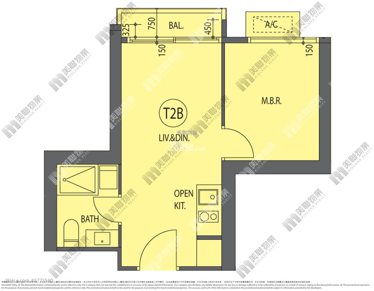 K.city Sell 1 Bedroom 358 ft²