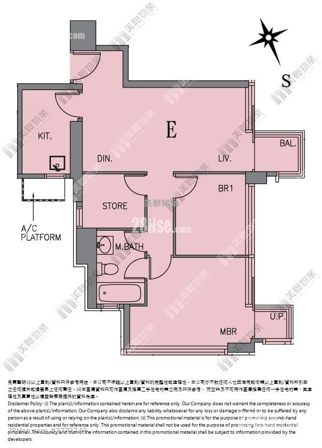 凯滙 售盘 2 房 676 平方尺