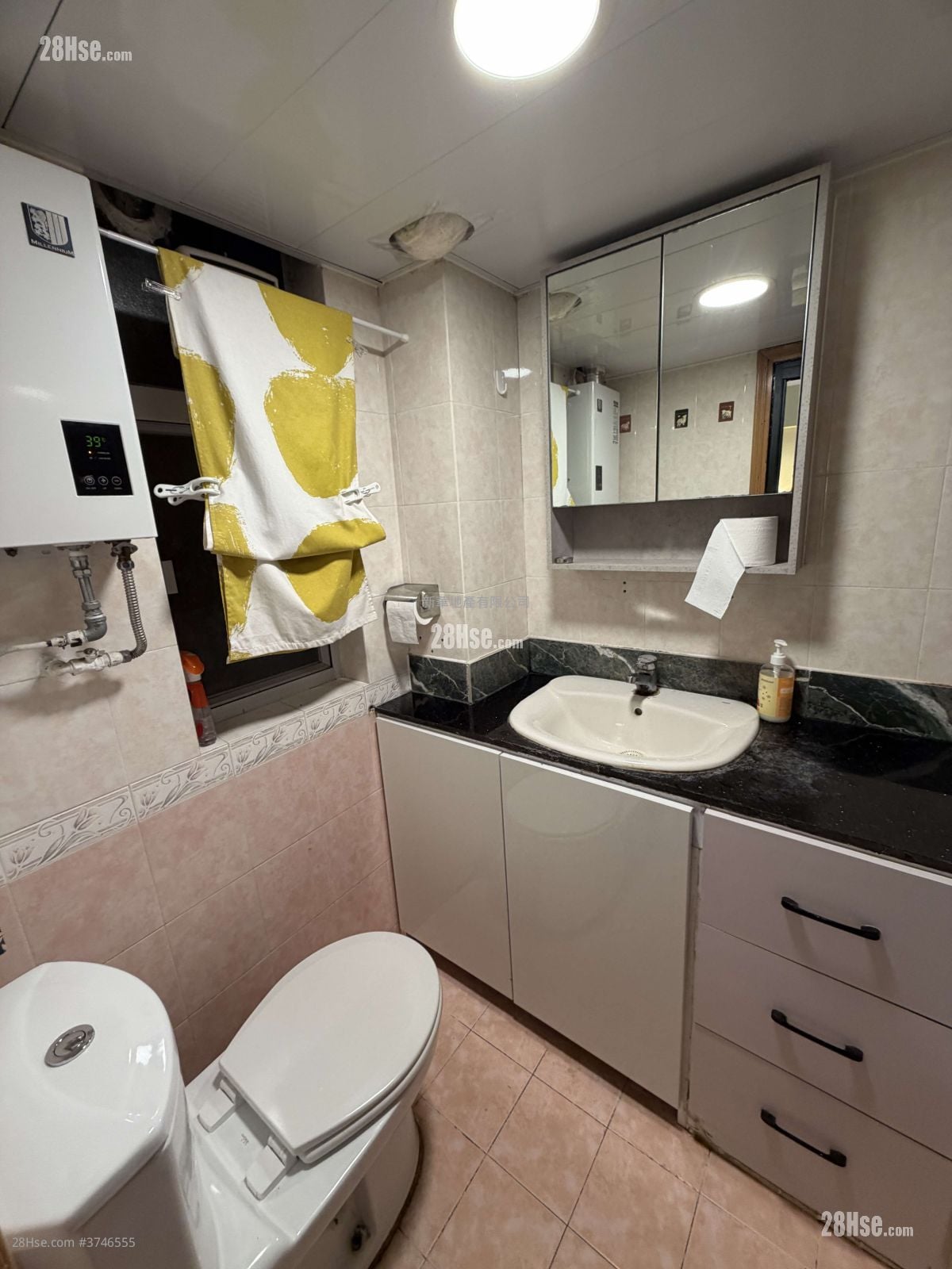 太成楼 租盘 开放式间隔 , 1 浴室 312 平方尺