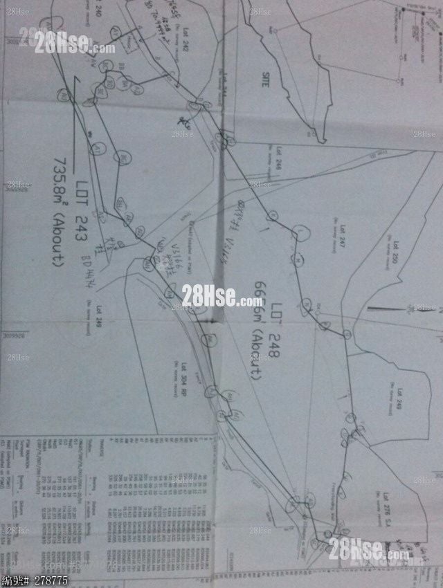 锦田 七星岗 售盘 39,782 平方尺