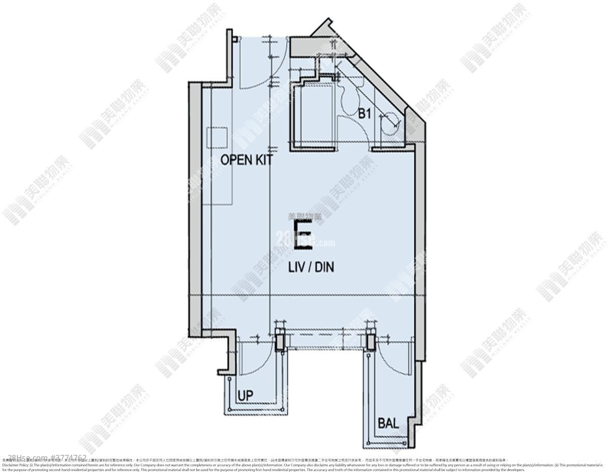 The Pavilia Bay Sell Studio , 1 Bathroom 306 ft²