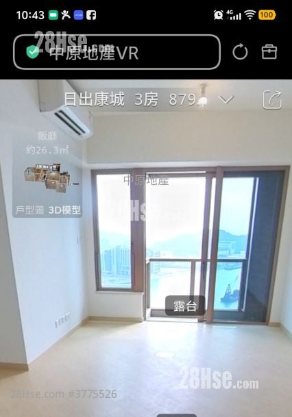 LP10 售盘 3 房 , 2 浴室 880 平方尺