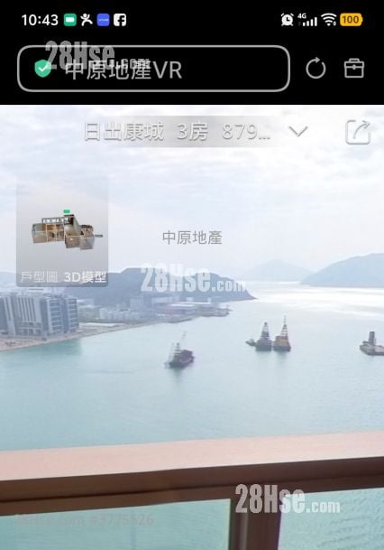 LP10 售盘 3 房 , 2 浴室 880 平方尺