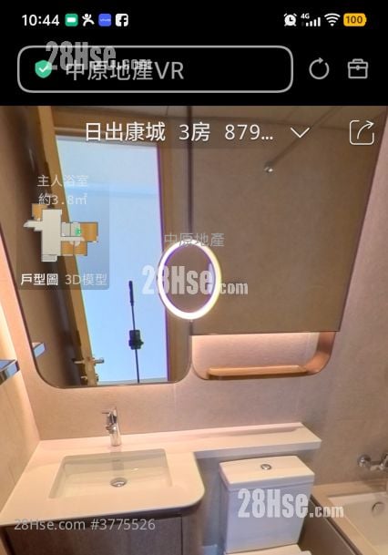 LP10 售盘 3 房 , 2 浴室 880 平方尺