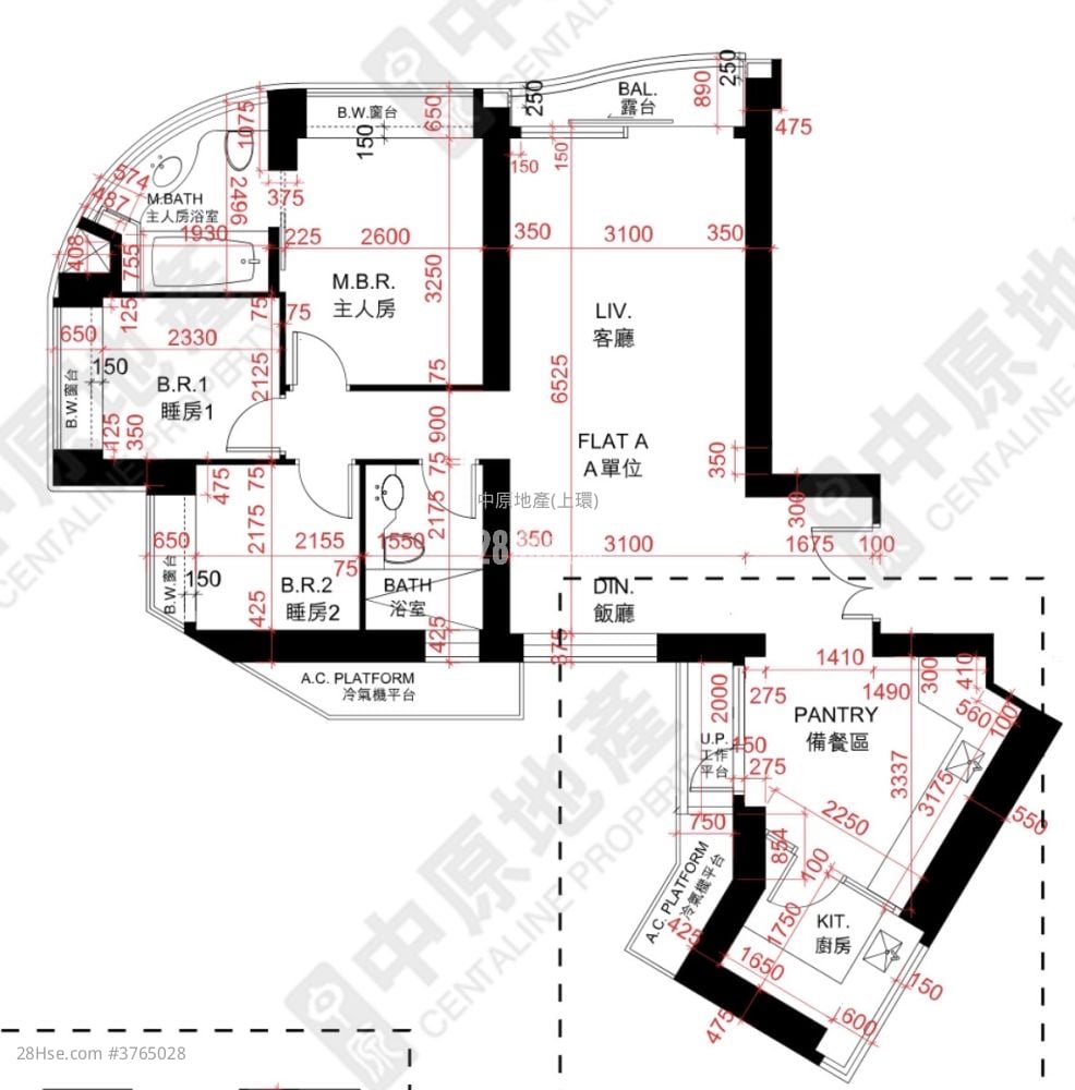 加多近山 售盘 3 房 915 平方尺