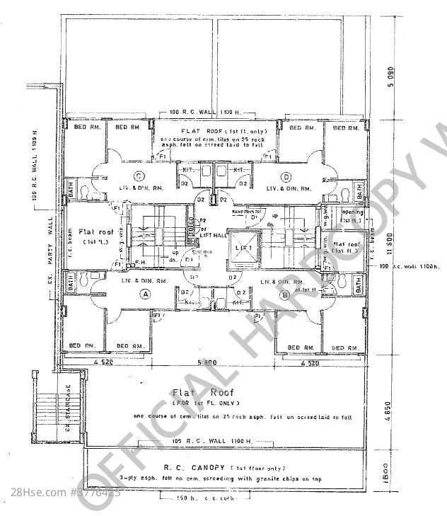置安阁 租盘 4 房 , 2 厕所 1,300 平方尺