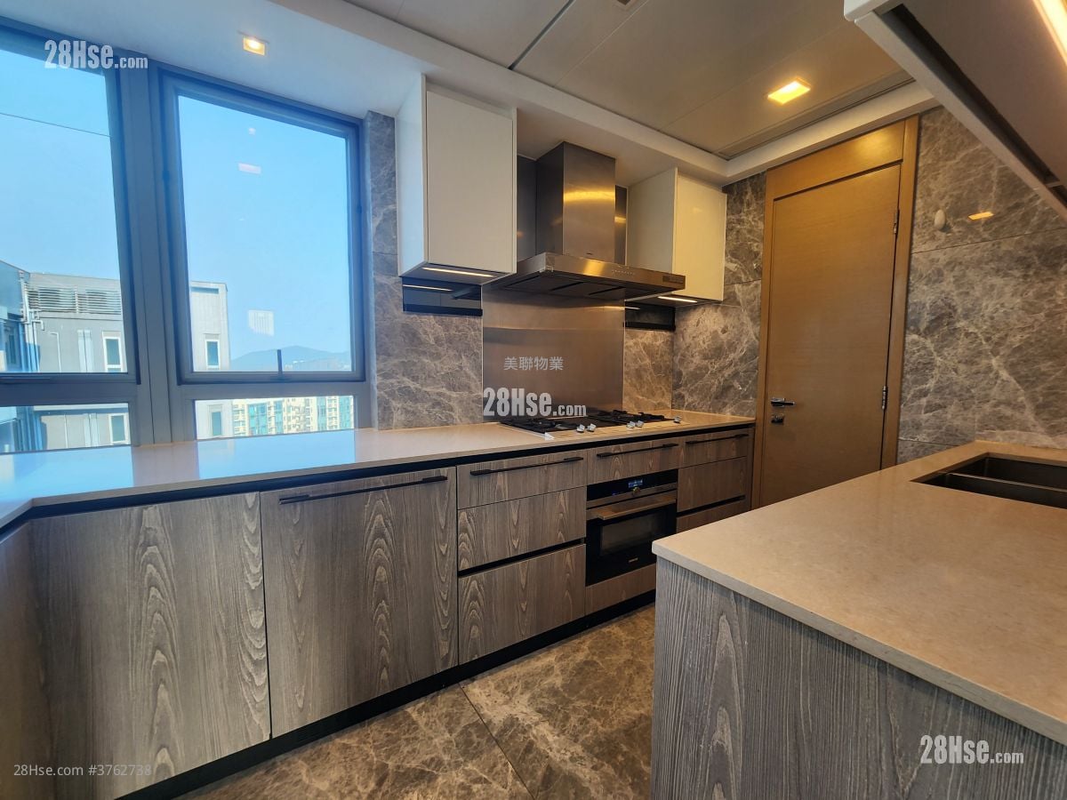 厨房: 云滙 售盘 3 房 , 3 浴室 1,144 平方尺