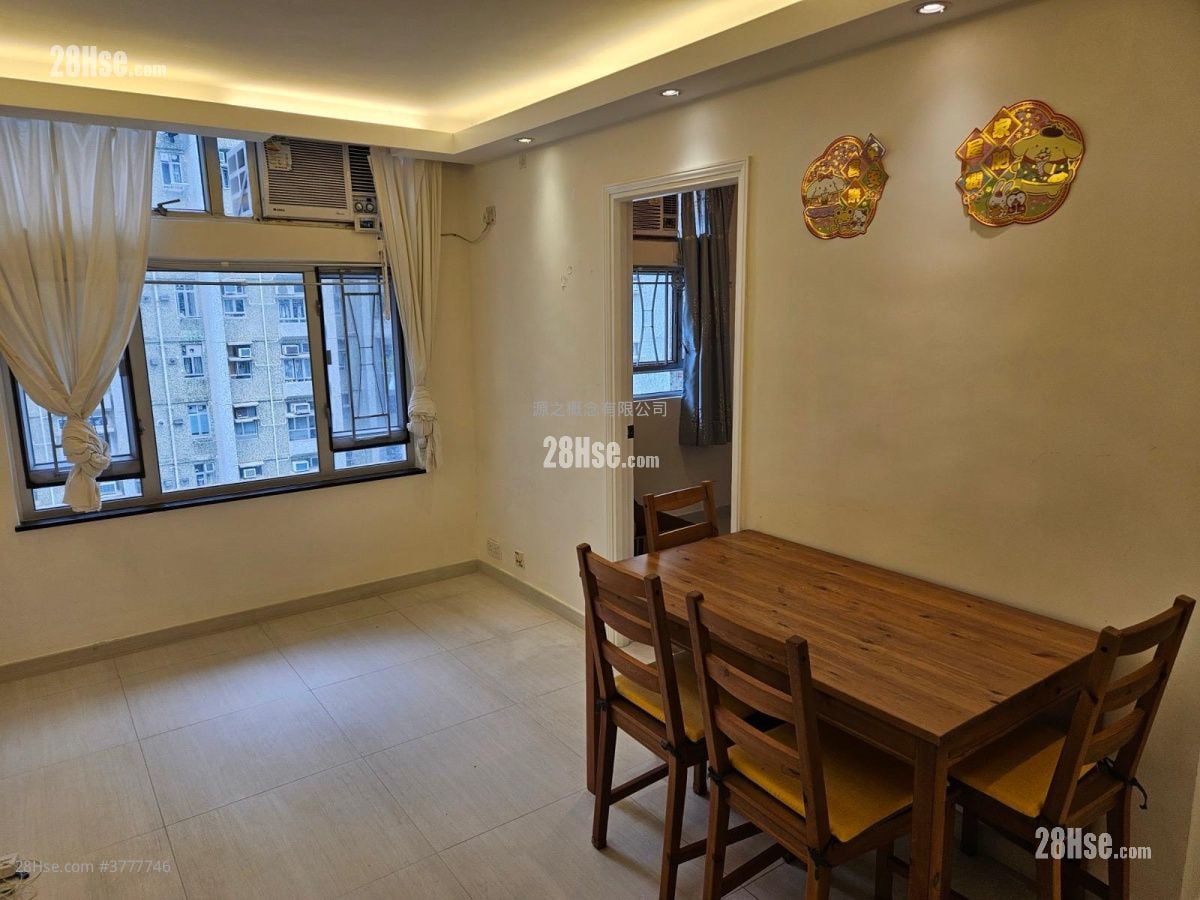 欣明苑 租盘 2 房 , 1 浴室 401 平方尺