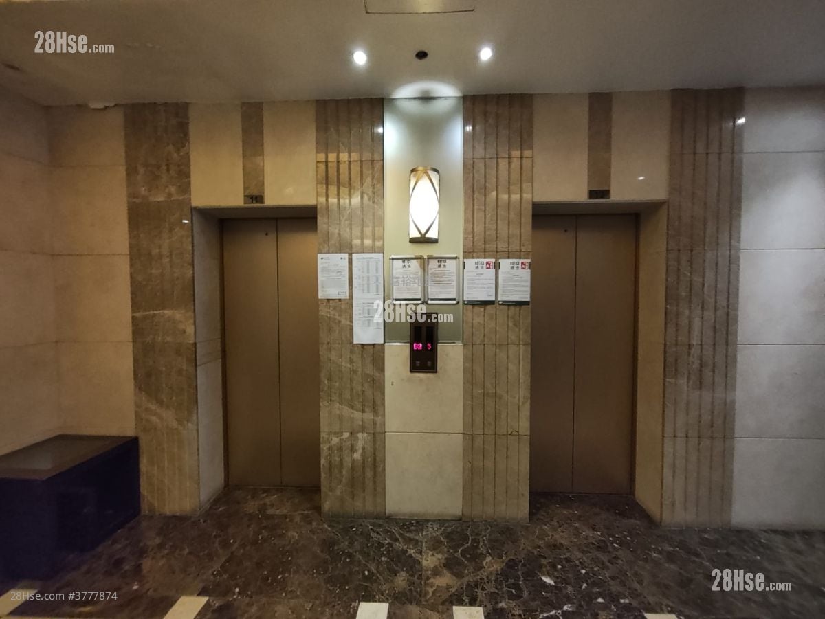 有两部专用电梯上落