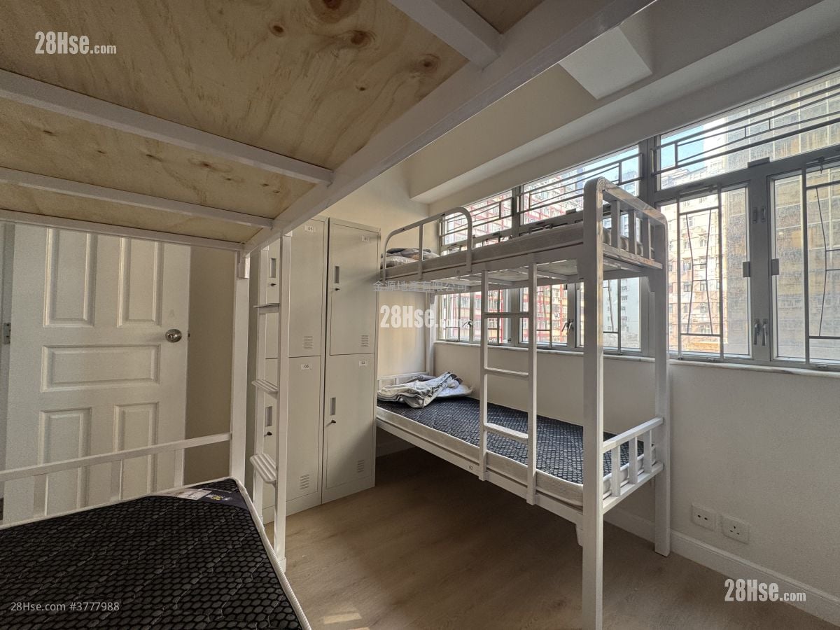 青云大厦 租盘 2 房 , 1 浴室 495 平方尺