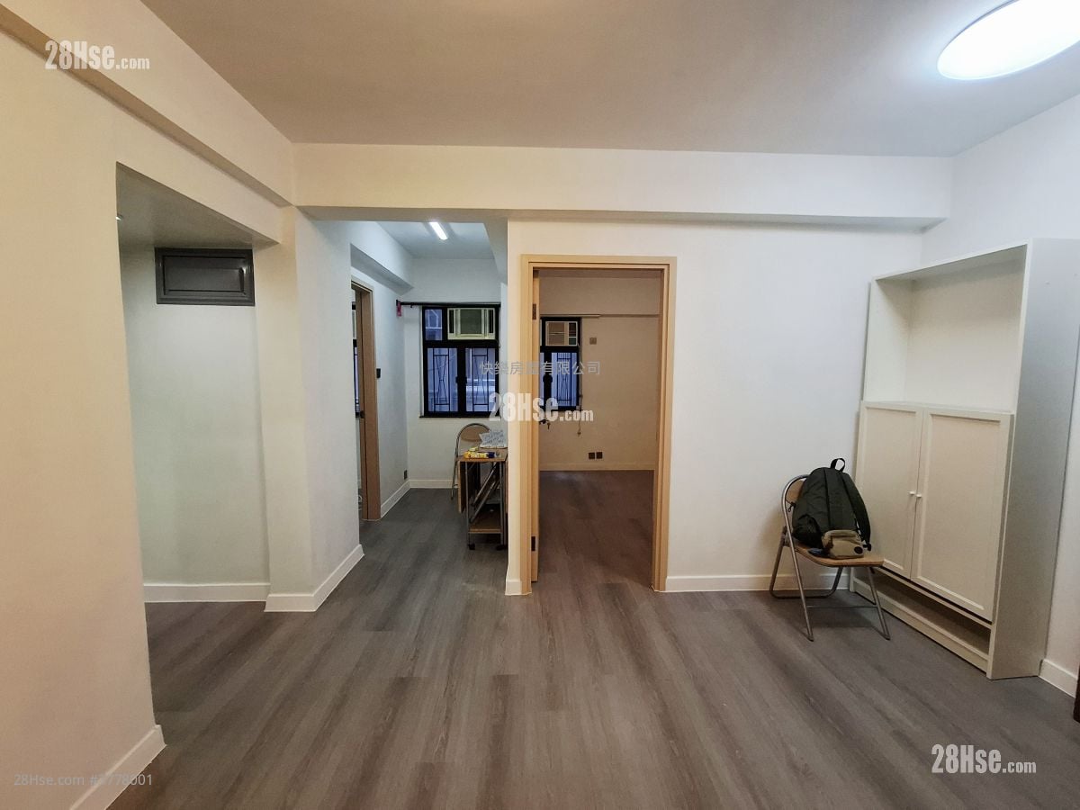 Hing Wah Mansions Rental 2 Bedrooms , 1 Bathroom 465 ft²