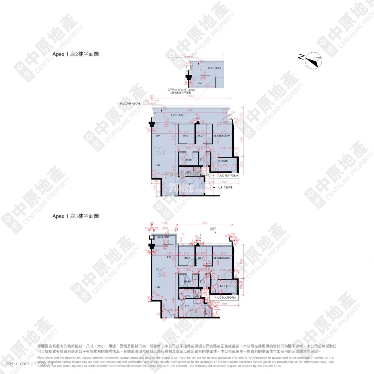St.moritz Rental 3 Bedrooms , 3 Bathrooms 988 ft²