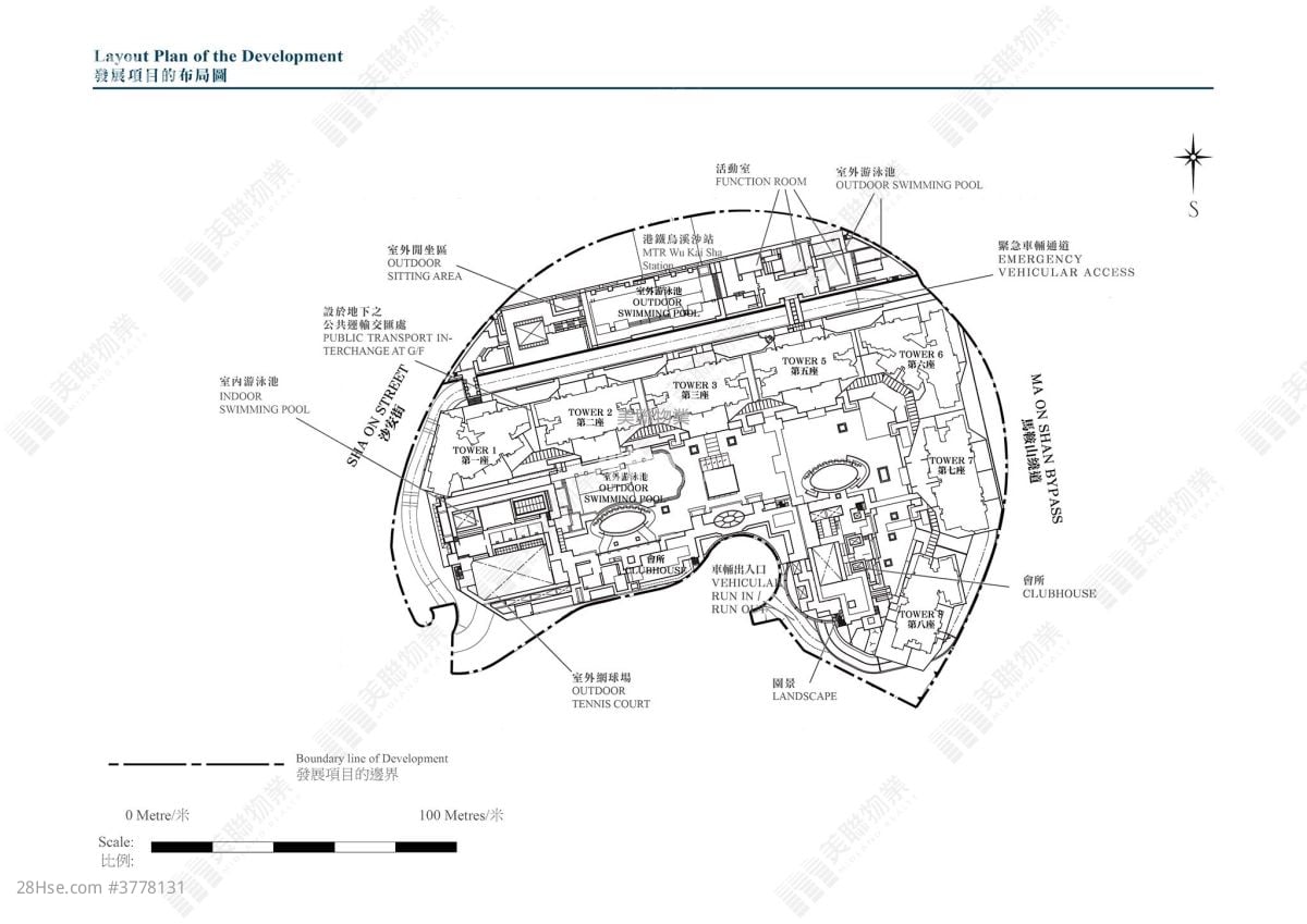 银湖天峰 售盘 3 房 , 2 浴室 700 平方尺