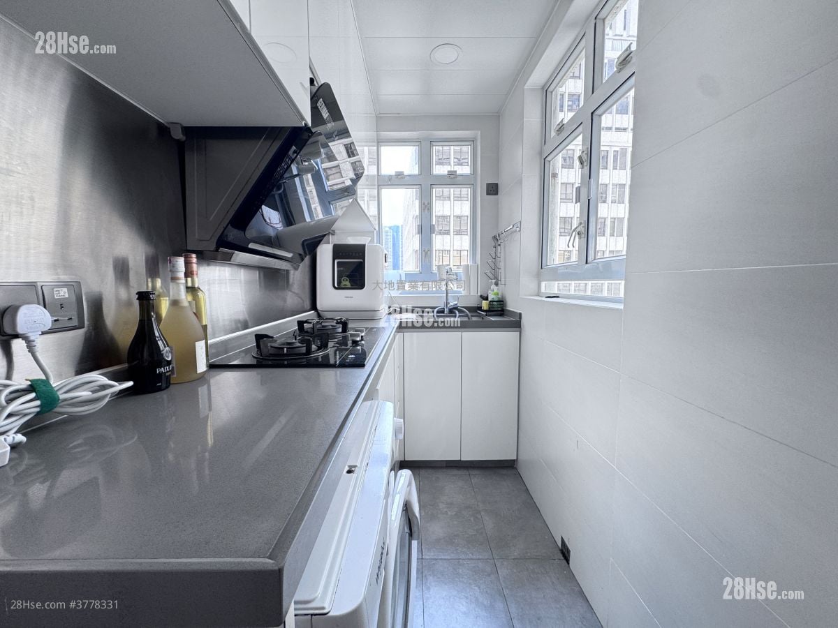 德安楼 租盘 3 房 , 1 浴室 529 平方尺