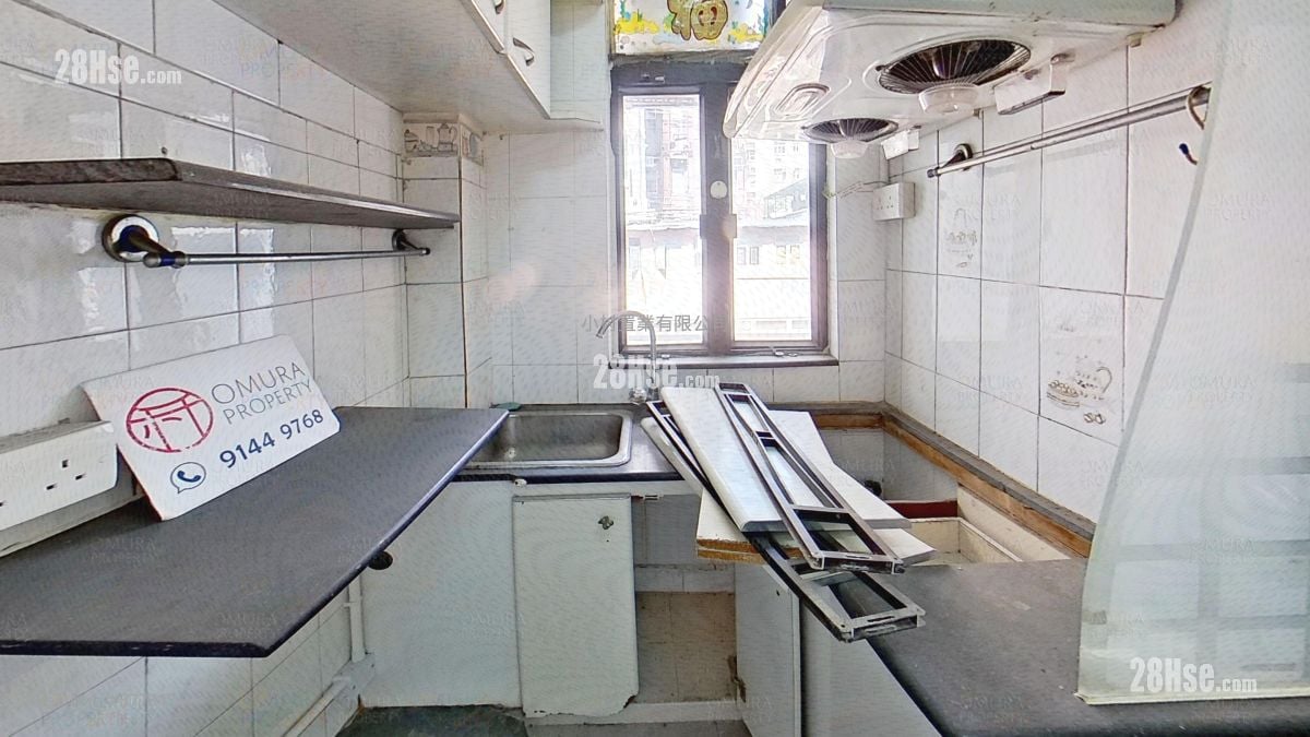 廚房: 元州街138號 售盤 2 房 , 1 浴室 222 平方呎