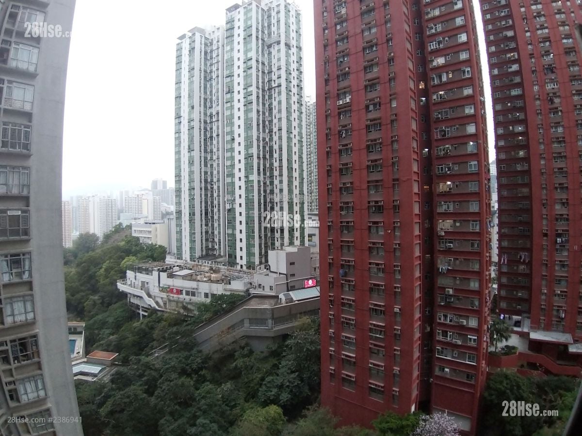 汇景花园 租盘 2 房 , 1 浴室 537 平方尺