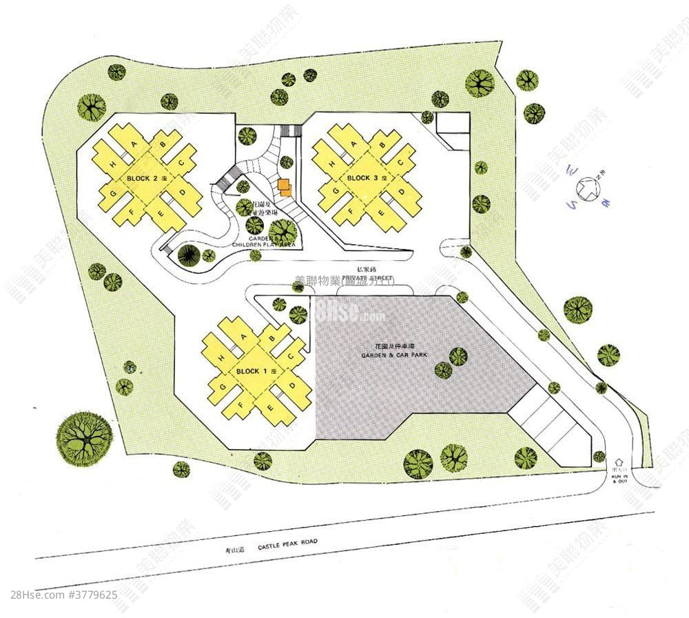 翠涛阁 售盘 3 房 , 2 浴室 703 平方尺