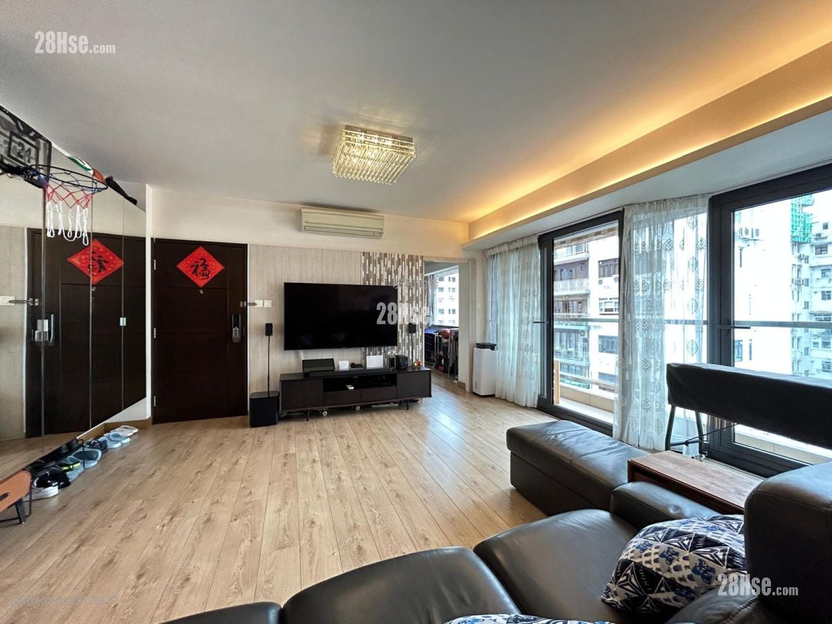 麒麟阁 租盘 3 房 , 2 浴室 1,292 平方尺