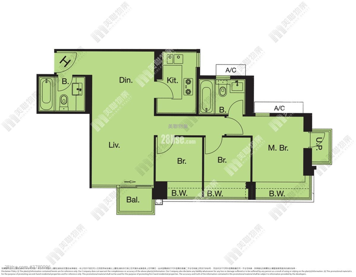 The Reach Rental 3 Bedrooms , 2 Bathrooms 660 ft²