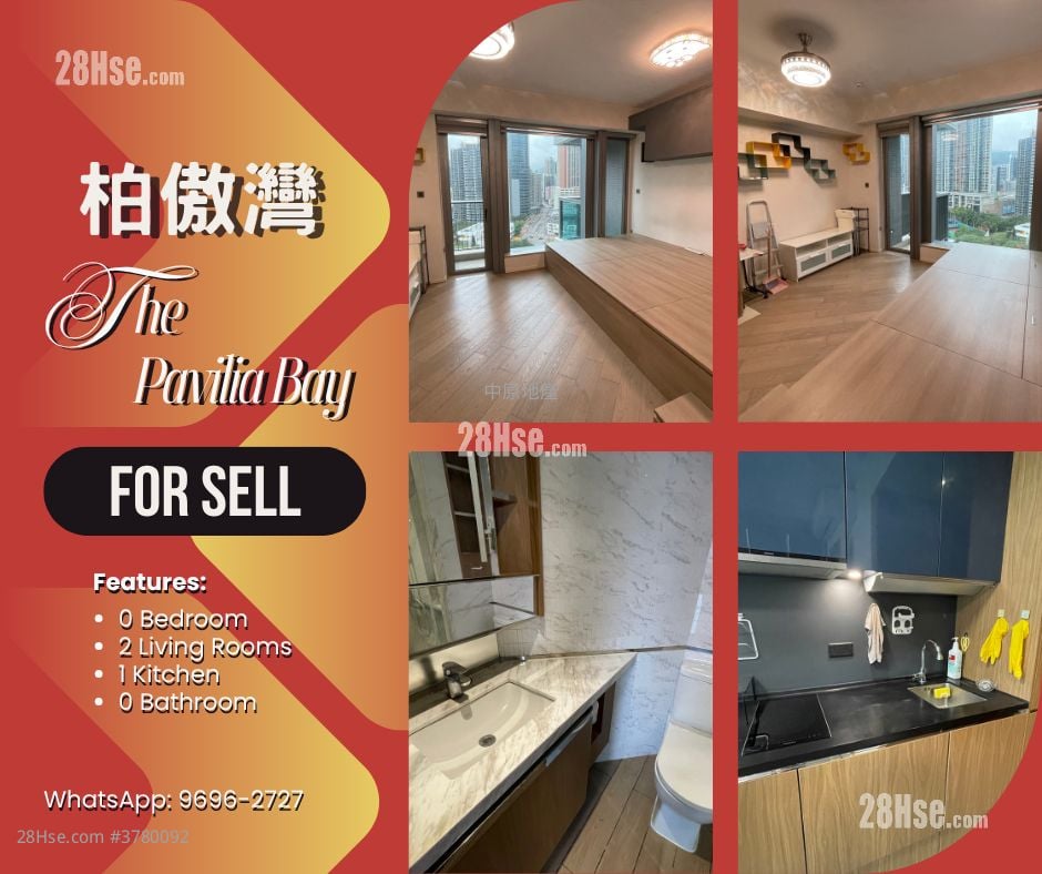 The Pavilia Bay Sell Studio , 1 Bathroom 318 ft²