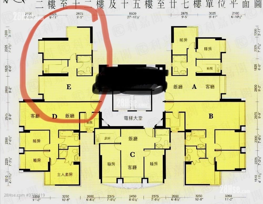 康睦庭园 售盘 2 房 , 1 浴室 464 平方尺