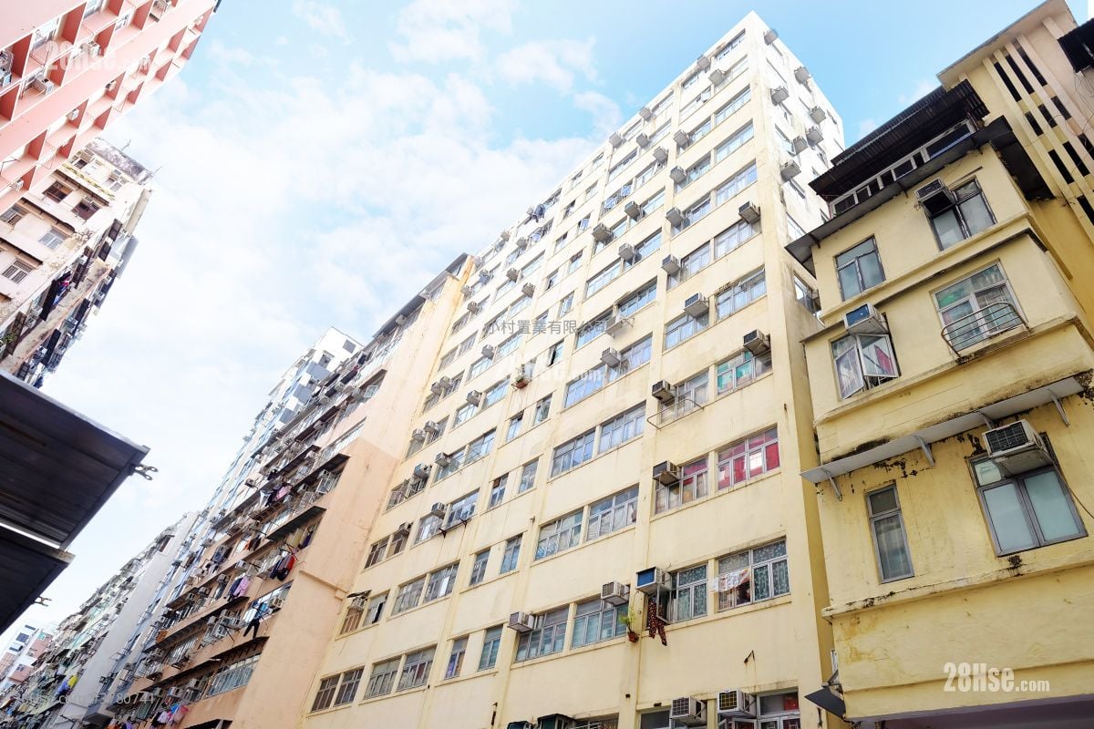 building outlook: Lok Fu Mansion Rental 1 Bedroom , 1 Bathroom 350 ft²