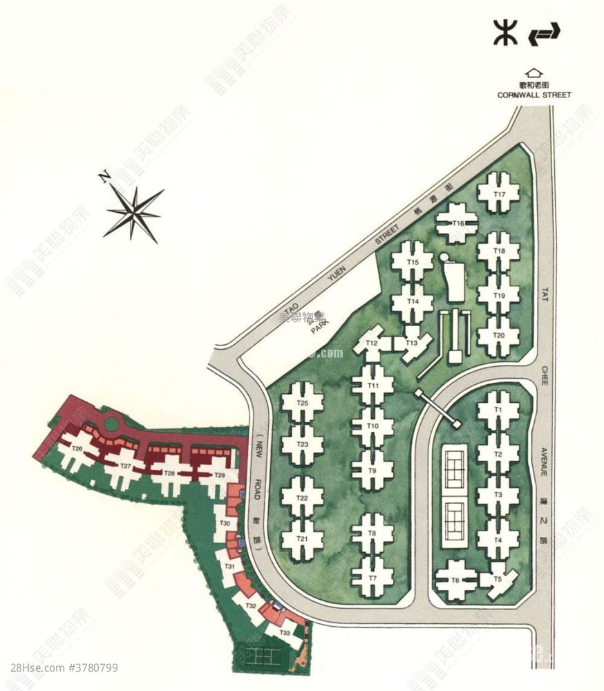Parc Oasis Sell 3 Bedrooms , 2 Bathrooms 628 ft²