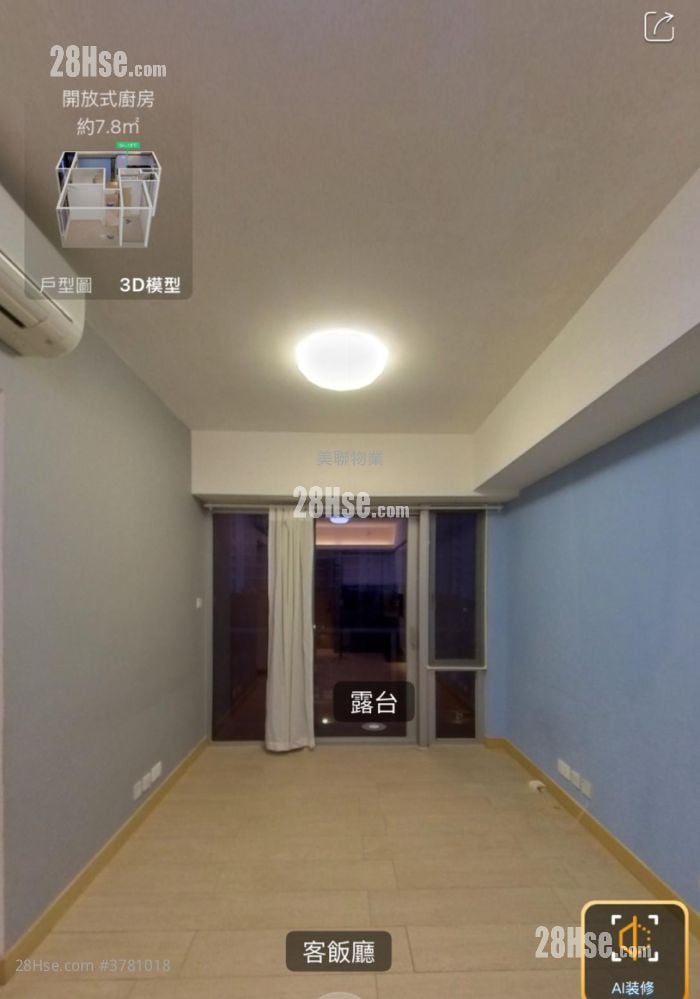 东环 租盘 2 房 , 1 浴室 461 平方尺