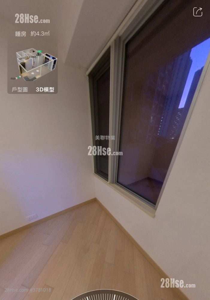 东环 租盘 2 房 , 1 浴室 461 平方尺