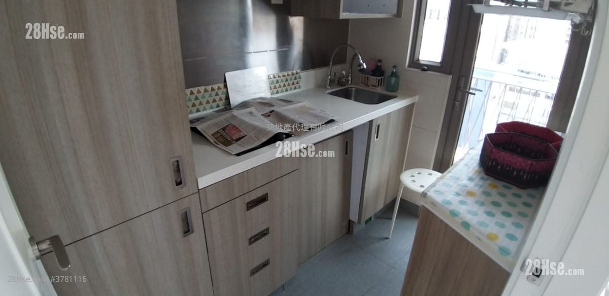 寓弍捌 租盘 2 房 , 1 浴室 433 平方尺