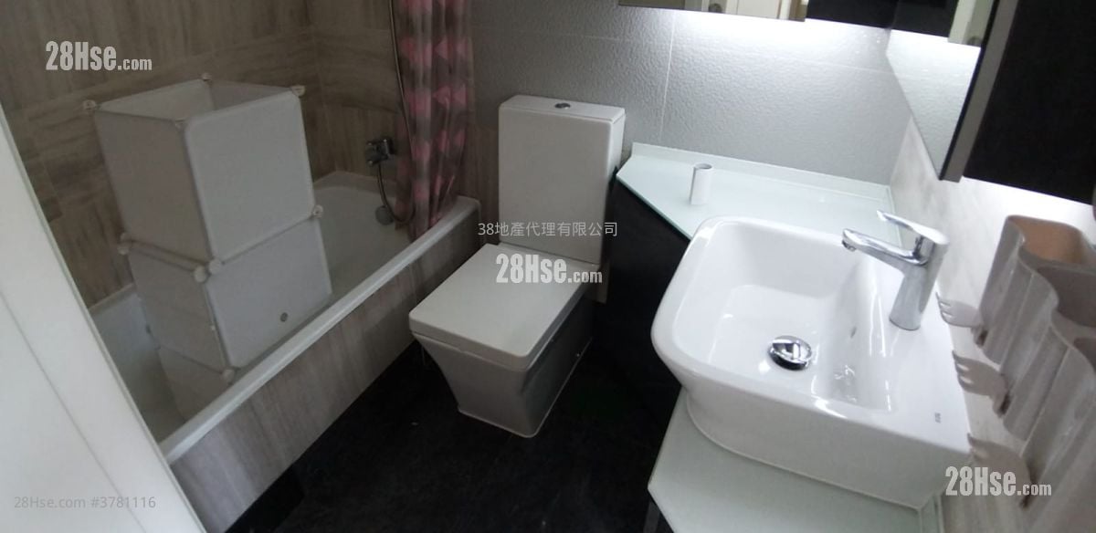寓弍捌 租盘 2 房 , 1 浴室 433 平方尺