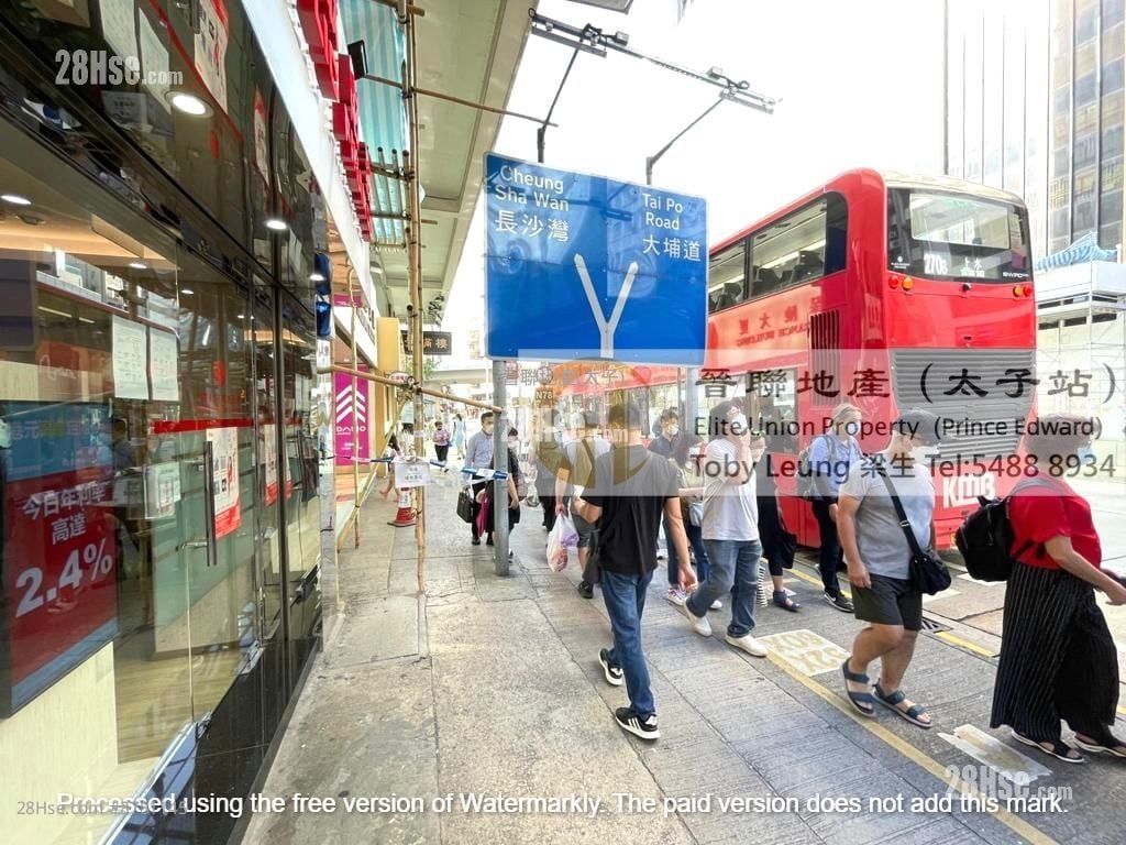 利达大楼 租盘 2 房 , 1 浴室 507 平方尺