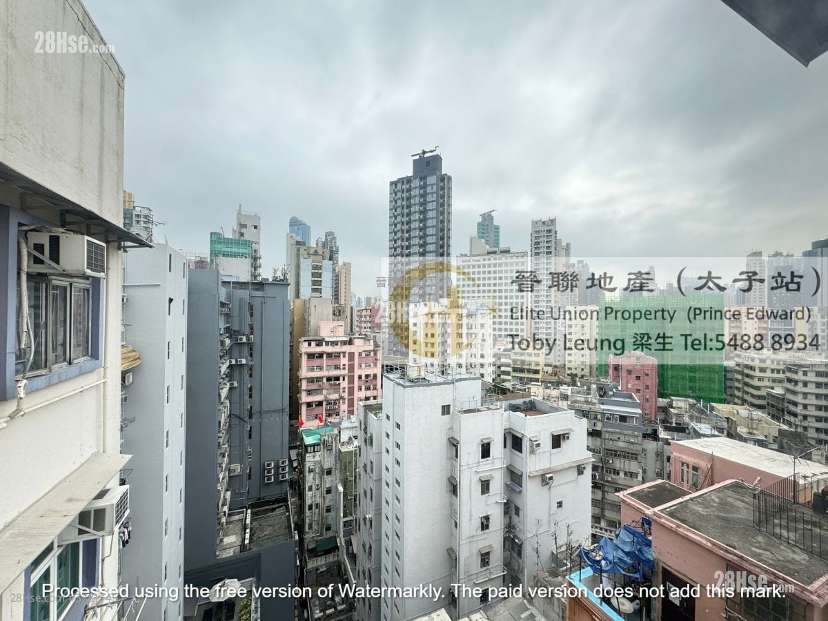 利达大楼 租盘 2 房 , 1 浴室 507 平方尺