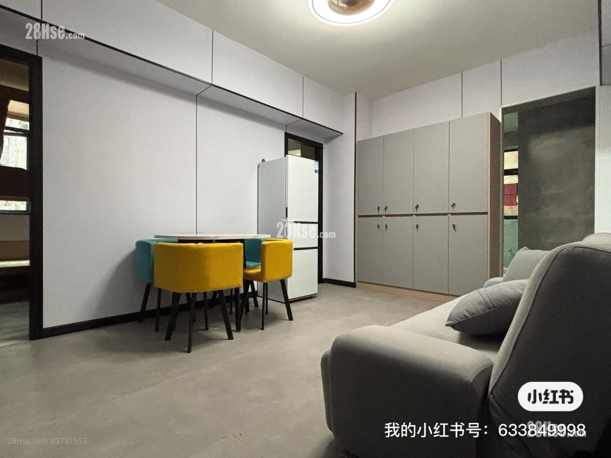 吴淞大楼 租盘 开放式间隔 , 1 浴室 150 平方尺