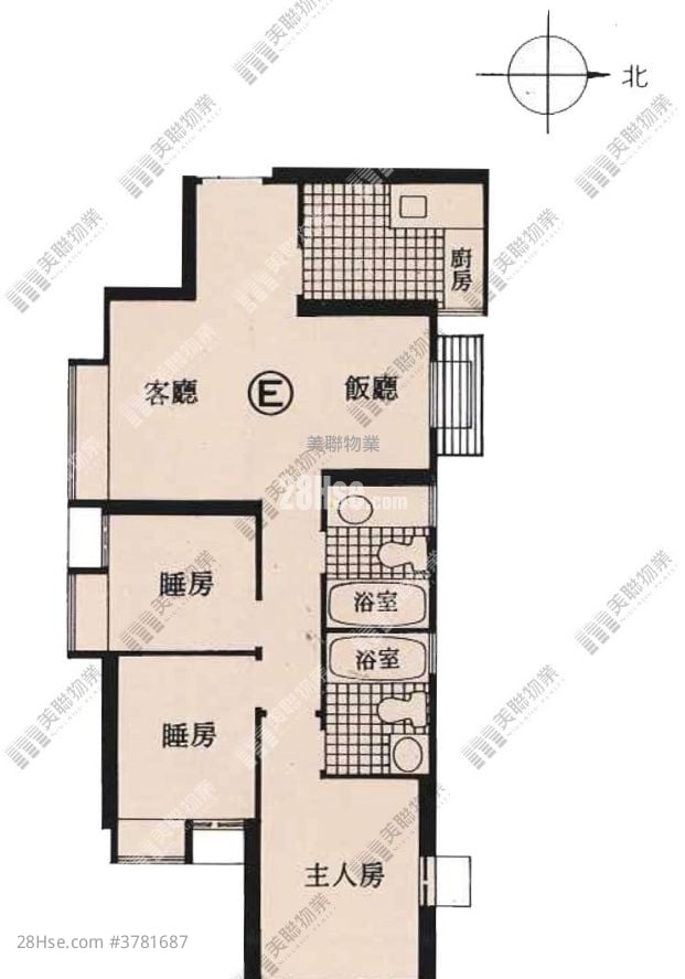 Kui Fat Building Sell 3 Bedrooms , 2 Bathrooms 593 ft²