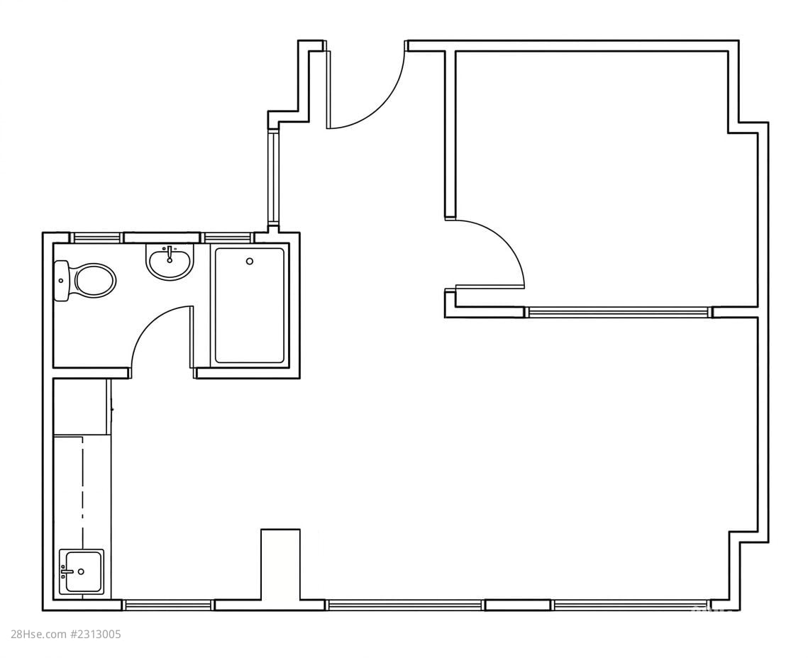 荣华大厦 售盘 1 房 , 1 浴室 378 平方尺