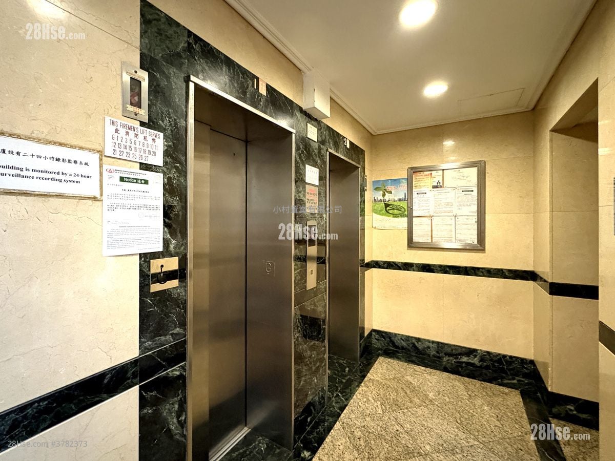 大堂: 仁和大厦 租盘 2 房 , 1 浴室 422 平方尺