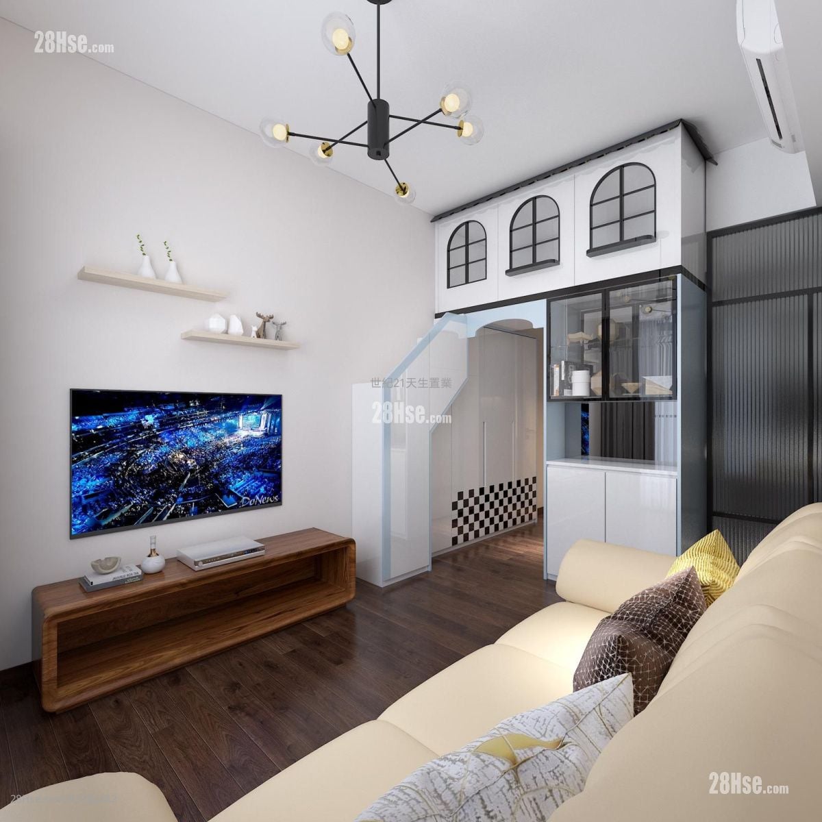 Le Pont Sell 2 Bedrooms , 1 Bathroom 470 ft²