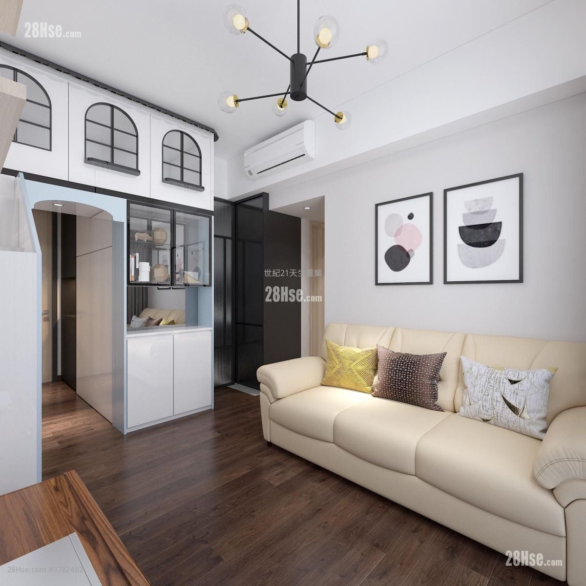 Le Pont Sell 2 Bedrooms , 1 Bathroom 470 ft²