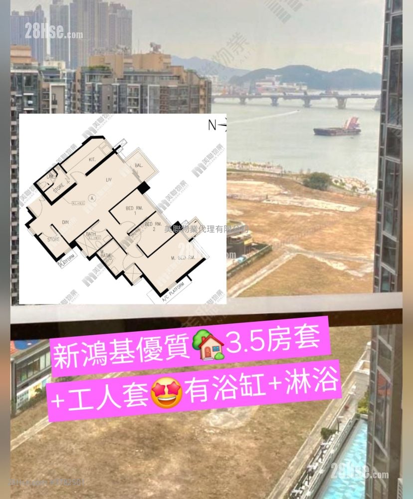 天晋 租盘 3 房 , 3 浴室 856 平方尺