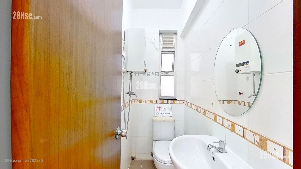 浴室: 八珍楼 租盘 开放式间隔 , 1 浴室 273 平方尺