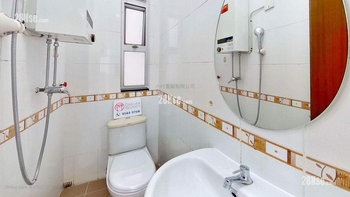 浴室: 八珍楼 租盘 开放式间隔 , 1 浴室 273 平方尺