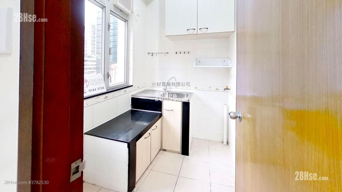 厨房: 八珍楼 租盘 开放式间隔 , 1 浴室 273 平方尺