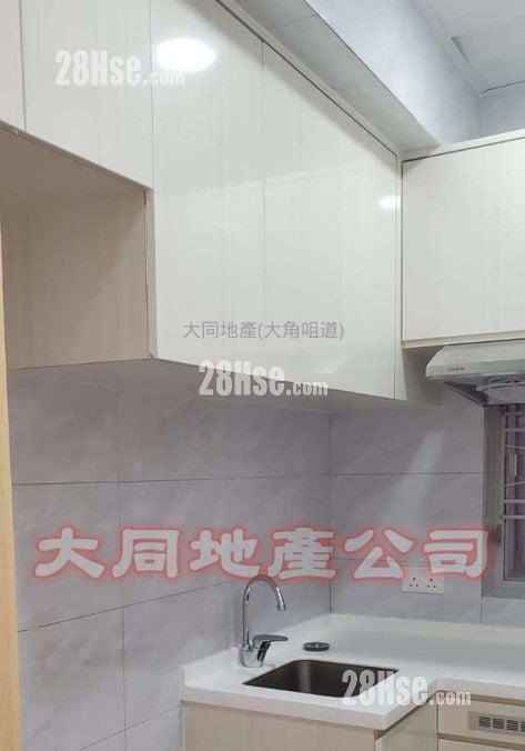 中美楼 租盘 2 房 , 1 浴室 400 平方尺