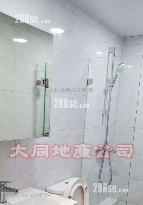 中美楼 租盘 2 房 , 1 浴室 400 平方尺