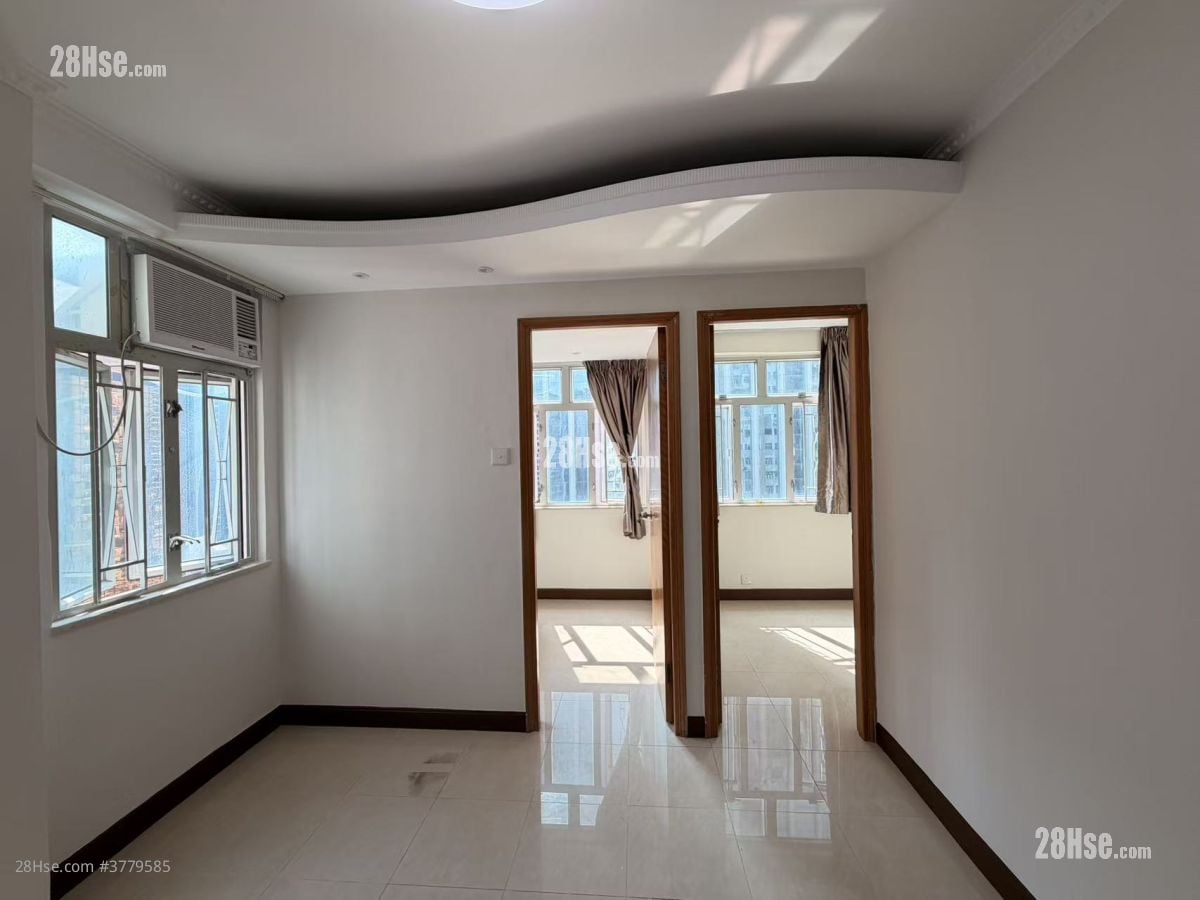 湾景中心大厦 租盘 2 房 , 1 浴室 325 平方尺